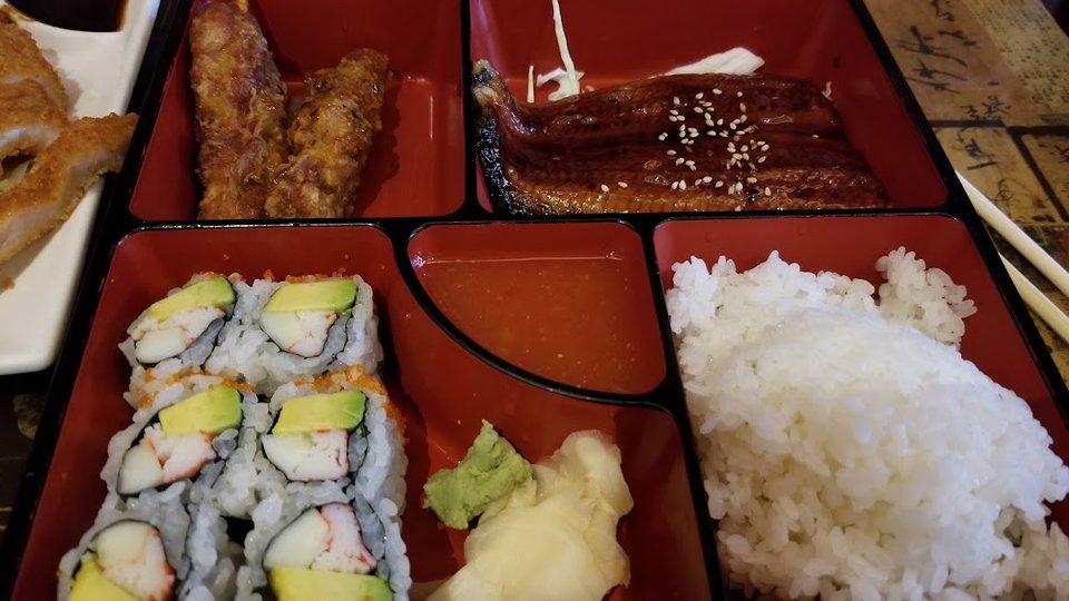 Grill Salmon Bento Box